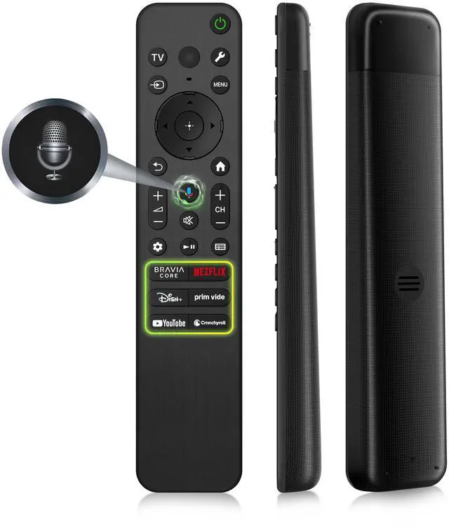 Main image of Voice Remote for Sony-TV-Remote, Replacement for All Sony Remote Control for Bravia Smart TV with Voice Function, for Bravia 4K 8K UHD LCD HD LED OLED Series TVs with 6 Shortcut Buttons