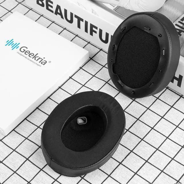 Alt view image 4 of 6 - Sport Cooling-Gel Replacement Ear Pads for Sony WH-1000XM4 Headphones Ear Cushions, Repair Parts (Black)