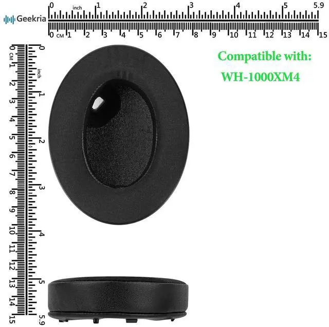 Alt view image 6 of 6 - Sport Cooling-Gel Replacement Ear Pads for Sony WH-1000XM4 Headphones Ear Cushions, Repair Parts (Black)