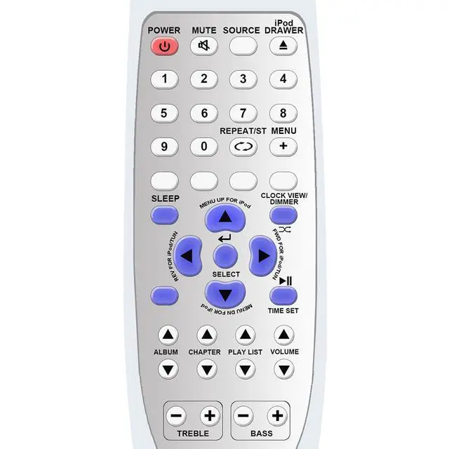 Alt view image 3 of 6 - Replacement Remote Control for iLIVE Ultra Slim Bar Speaker IT188B ITP150B ITP152 ITP152B ITP582B