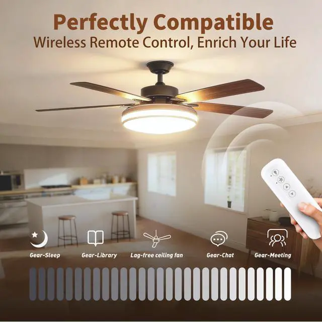 Alt view image 5 of 7 - 99372 99119 P/N K6019-01 Replacement Remote Control for Hunter Ceiling Fan | for model: 99372 99770 99392 99118 99122 99123, 3-Speed & Light Dimmer with Wall Mount (Remote Only)