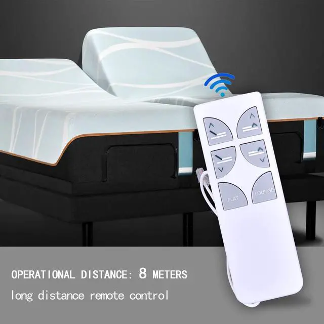 Alt view image 6 of 7 - HB 12012-00 Remote for Serta Motion Esssentials 2 II Adjustable Bed | Compatible with Linak HB12012-00 HB42-00 Hand Control