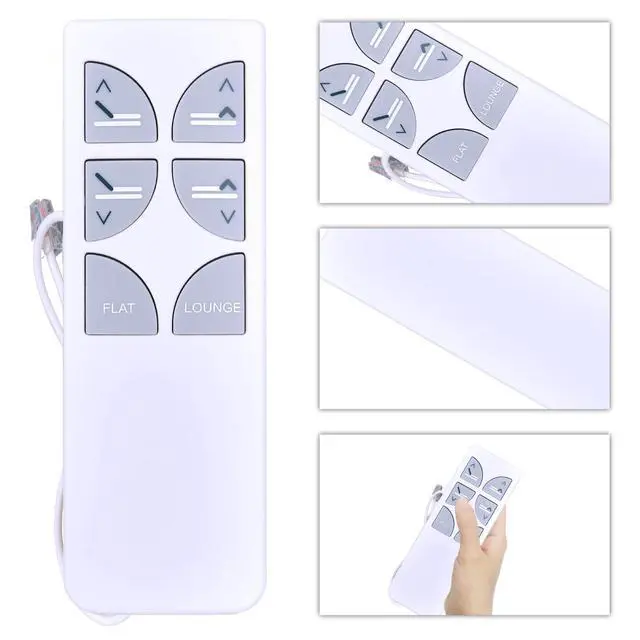 Alt view image 2 of 7 - HB 12012-00 Remote for Serta Motion Esssentials 2 II Adjustable Bed | Compatible with Linak HB12012-00 HB42-00 Hand Control