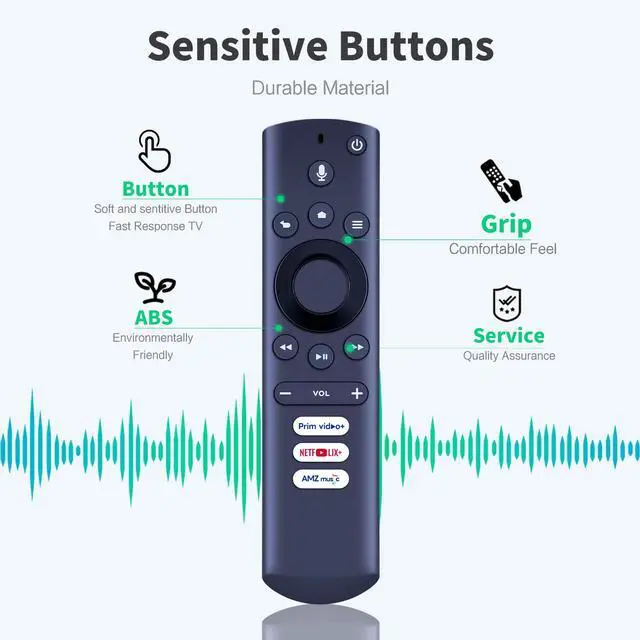 Alt view image 3 of 6 - G0V0Q7 Remote for Westinghouse/Element/Seiki 43GSR4100KN TV | Voice Control,Easy pairing,Responsive control,for EL4KAMZ4317 WA43UFT1001