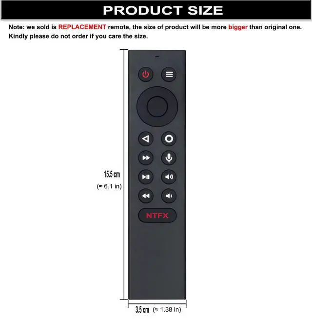 Alt view image 2 of 4 - P3700 Replacement Voice Remote fit for NVIDIA Shield Android TV | and fit for NVIDIA Shield 4K Android TV Pro and SHIELD TV 2015/2017/2019 models with Location & Customize Menu Function