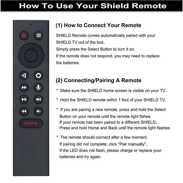 Alt view image 4 of 4 - P3700 Replacement Voice Remote fit for NVIDIA Shield Android TV | and fit for NVIDIA Shield 4K Android TV Pro and SHIELD TV 2015/2017/2019 models with Location & Customize Menu Function