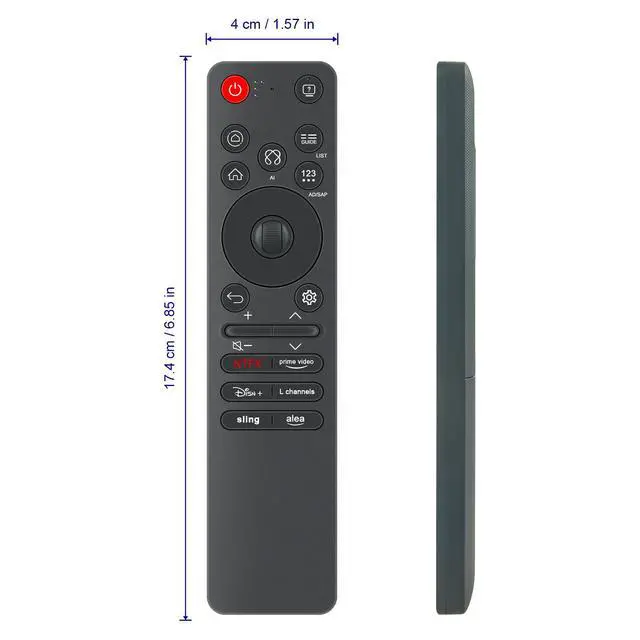 Alt view image 2 of 7 - Replacement Voice Remote Control fit for LG QNED82A Smart TV | 43QNED82AUA 50QNED82AUA 55QNED82AUA 65QNED82AUA 75QNED82AUA 86QNED82AUA 55QNED85AUA 50QNED85AUA 65QNED85AUA