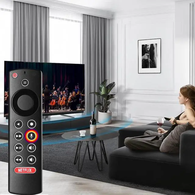 Alt view image 3 of 7 - Voice Remote Control Replacement Compatible with NVIDIA Shield TV and NVIDIA Shield TV Pro Streaming Media Player Android 4K HDR 2015/2017/2019 All Models (Backlit Buttons)