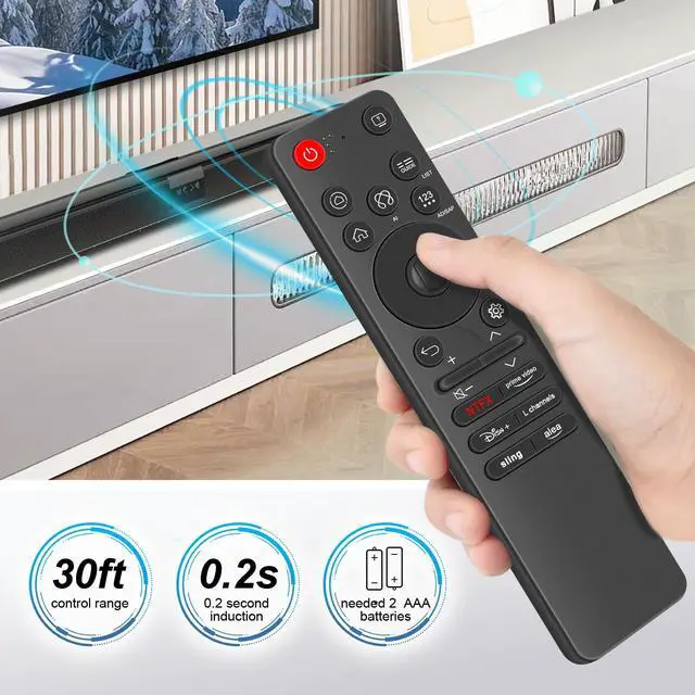 Alt view image 6 of 7 - Replacement Voice Remote Control fit for LG QNED82A Smart TV | 43QNED82AUA 50QNED82AUA 55QNED82AUA 65QNED82AUA 75QNED82AUA 86QNED82AUA 55QNED85AUA 50QNED85AUA 65QNED85AUA