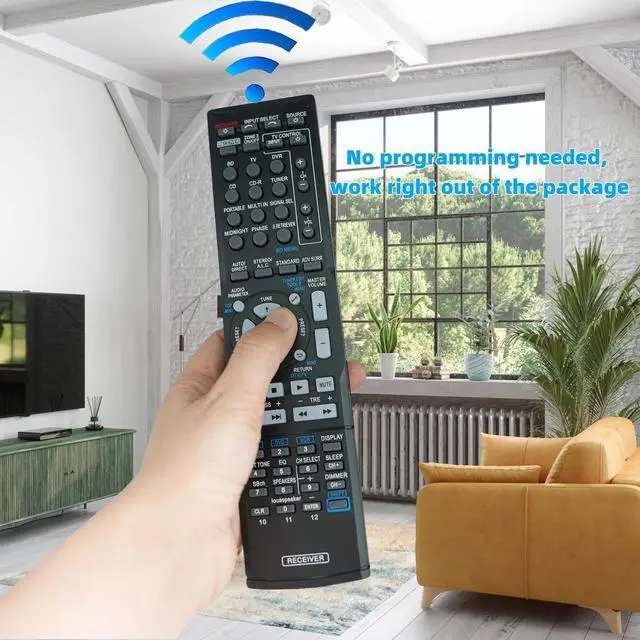 Alt view image 5 of 7 - Replacement Remote Control Fit for VSX-D711 VSX-41 VSX-21 VSX-11 VSX-D606S 7.1-Channel for Pioneer Home Theater AV A/V Receiver System