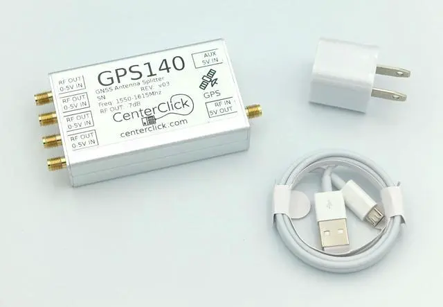 Main image of GPS14x GPS/GNSS 4-Way Splitter for Powered Antennas (GPS140)