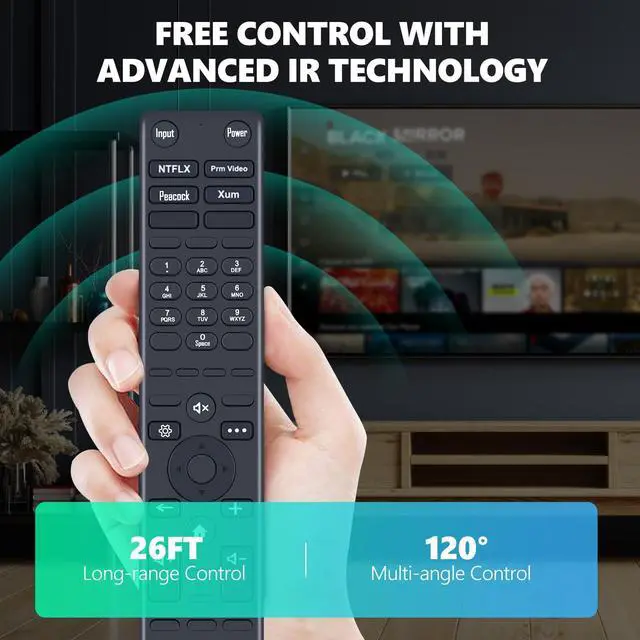 Alt view image 6 of 7 - New Replacement Remote Control ONLY for Element Xumo Stream Box (No Voice Function)