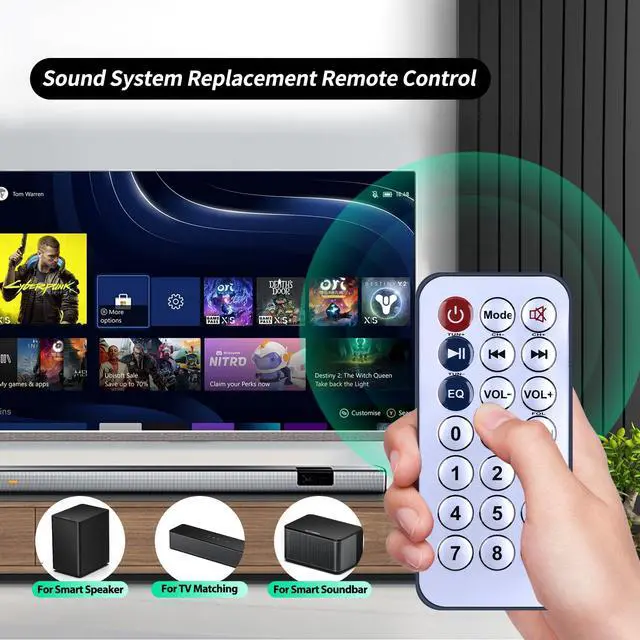 Alt view image 2 of 7 - New Replacement Remote Control fit for Pyle BT Portable PA Karaoke Party Speaker PPHP1542B PPHP1264A PPHP1548B PPHP2836B PPHP842B PPHP1042B PPHP1242B PPHP2835B
