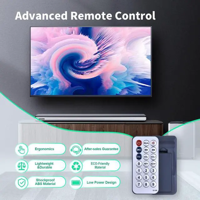 Alt view image 4 of 7 - New Replacement Remote Control fit for Pyle BT Portable PA Karaoke Party Speaker PPHP1542B PPHP1264A PPHP1548B PPHP2836B PPHP842B PPHP1042B PPHP1242B PPHP2835B