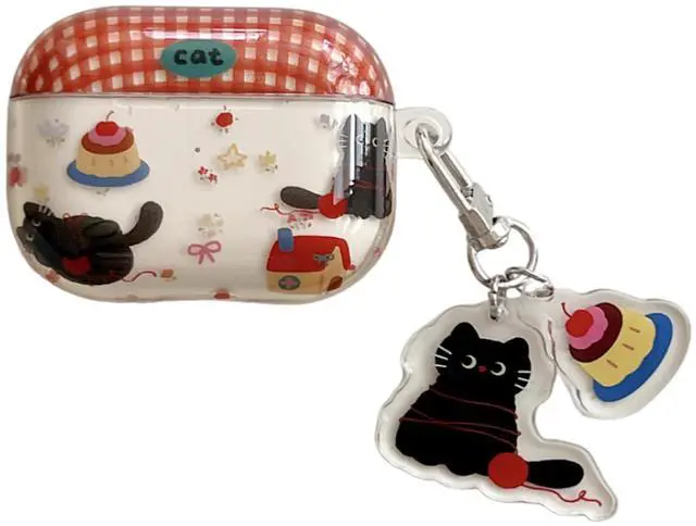 Main image of for Airpods Pro 3 Case Cute(2025),Boys Funny Cat Animals Pattern Earphone Protective Cover,Kawaii Soft Shell for AirPod Pro 3rd Generation for Woman Girls
