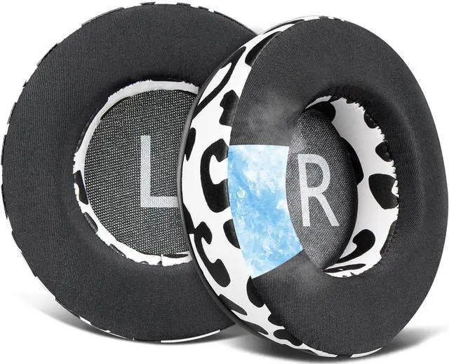 Main image of Cooling Gel Earpads Replacement for JBL Synchros E50 E50BT S500 S700 Wireless Headphones, Ear Pads Cushions with Noise Isolation Foam - Snow Leopard