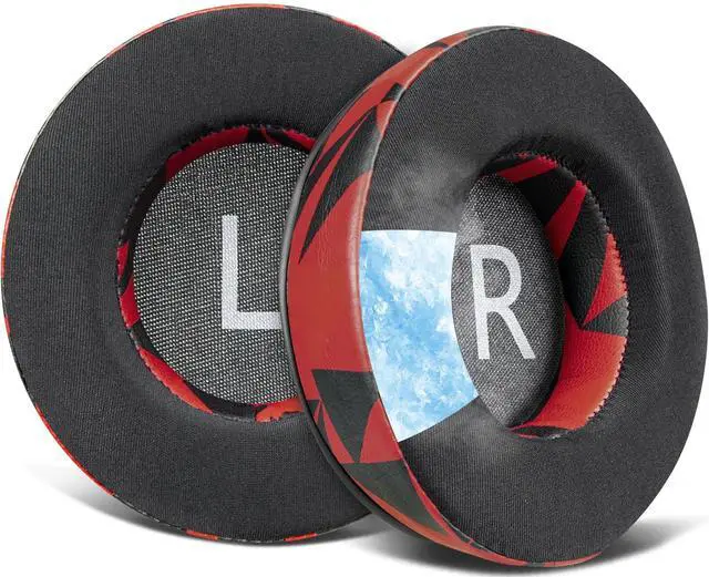 Main image of Cooling Gel Earpads Replacement for JBL Synchros E50 E50BT S500 S700 Wireless Headphones, Ear Pads Cushions with Noise Isolation Foam - Red Storm