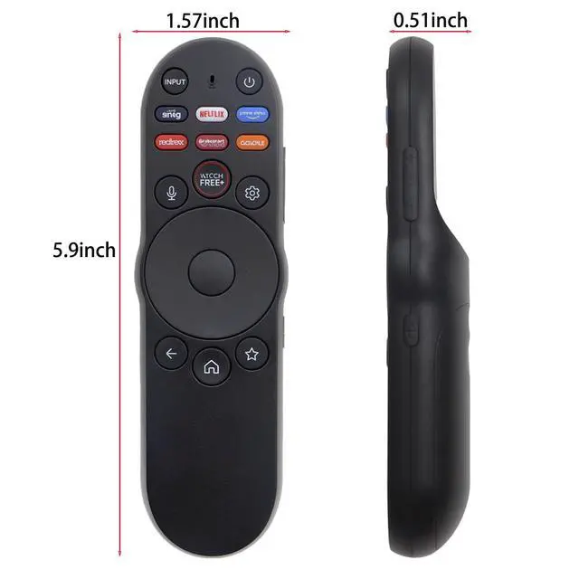 Alt view image 3 of 7 - Replacement Compatible with VIZIO-Smart-TV-Remote - XRT270 Voice Control Compatible with Vizio FHD 4K Quantum D/P/M/V-Series Smart TV