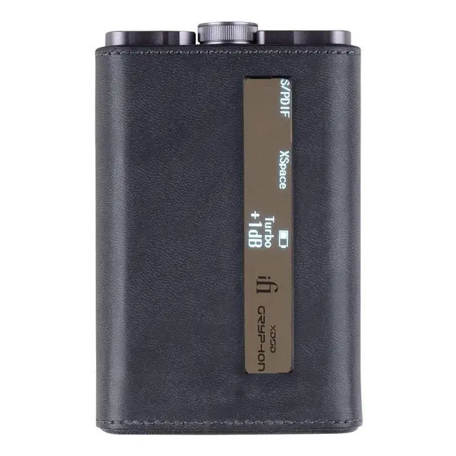 Alt view image 2 of 7 - Case for iFi Audio xDSD Gryphon DAC, Handmade Artificial PU Leather Cover for Gryphon (Black)