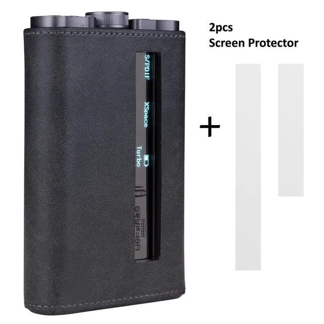 Alt view image 3 of 7 - Case for iFi Audio xDSD Gryphon DAC, Handmade Artificial PU Leather Cover for Gryphon (Black)