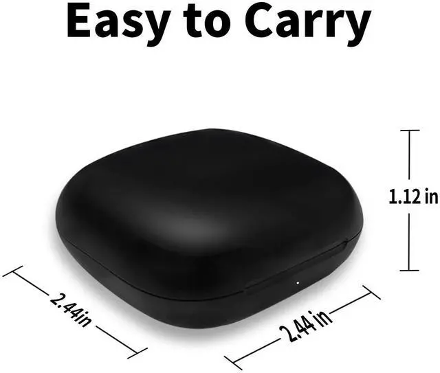 Alt view image 5 of 7 - Charging Case Compatible for Beats Fit Pro, Portable Charger Case Replacement with Pairing Sync Button, 700mAh Built-in Battery (Headphones Not Included)