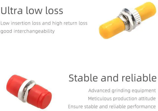 Alt view image 6 of 7 - 50Pcs/ Lots Fiber Optic Coupler Kit with SC/UPC,SC/APC,FC,LC,ST Five Types of Adapters for Cable Connection