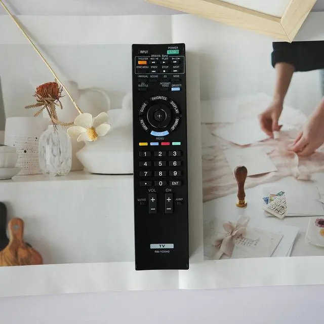 Alt view image 7 of 7 - Universal Remote Control Fit for rm-yd040 rm-yd033 rm-yd035 rm-yd034 KDL-46HX800 KDL-40HX800 KDL-55HX800 KDL55HX729 KDL65HX729 KDL32EX500 148782912 rm-yd053 rm-yd046 for Sony TV