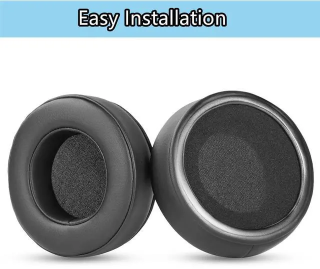 Alt view image 5 of 6 - TT-BH040 Ear Pads Replacement Compatible with Taotronics TT-BH040 Headphone Upgrade Earpads Ear Cushions Protein Leather Noise Isolation Foam Black