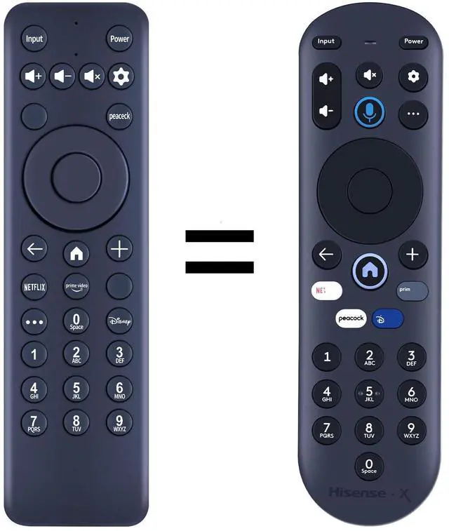 Main image of MG3-R34010 IR Remote for Element/Pioneer/XUMO/Hisense PN43-751 TV | Not Voice,Easy pairing,for R34010BA00-00001 CP-RC1NA-23 PN43-751-24U PN50-751-24U PN55-751-24U PN65-751-24U
