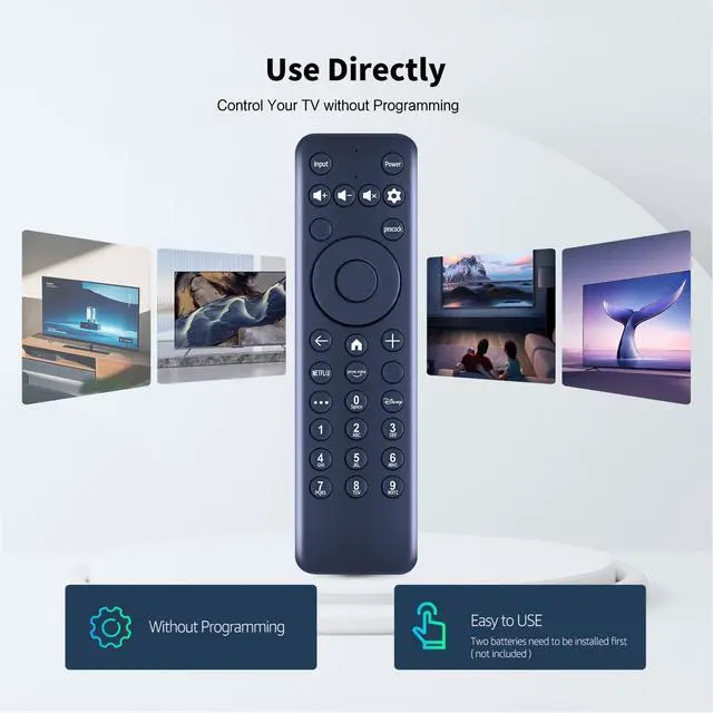 Alt view image 3 of 6 - MG3-R34010 IR Remote for Element/Pioneer/XUMO/Hisense PN43-751 TV | Not Voice,Easy pairing,for R34010BA00-00001 CP-RC1NA-23 PN43-751-24U PN50-751-24U PN55-751-24U PN65-751-24U