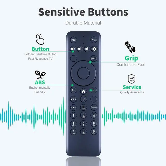 Alt view image 4 of 6 - MG3-R34010 IR Remote for Element/Pioneer/XUMO/Hisense PN43-751 TV | Not Voice,Easy pairing,for R34010BA00-00001 CP-RC1NA-23 PN43-751-24U PN50-751-24U PN55-751-24U PN65-751-24U