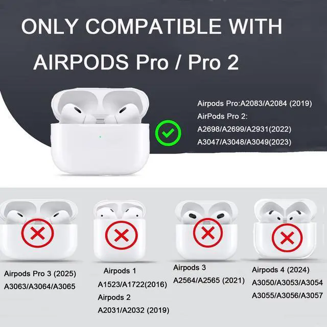 Alt view image 2 of 6 - Aesthetic Tortoise Shell Case for Airpods Pro,Brown Leopard Print Protective Cover with Love Keychain for Cool Girls Women, Compatible for AirPods Pro 2nd/1st Generation