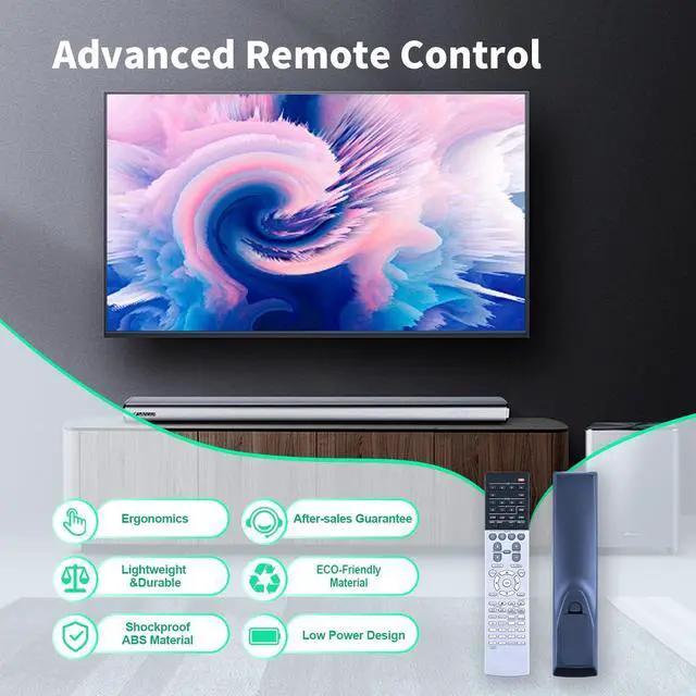 Alt view image 3 of 7 - RAV553 ZW69510 Replacement Remote Control Compatible for Yamaha AV Audio Video Receiver RX-A770 RX-V683 RX-A770BL RX-V683BL RXA770 RXV683 RXA770BL RXV683BL