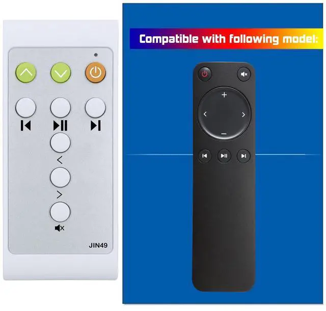 Main image of Replacement Remote Control for KEF Speaker System LS50 WlRELESS II,LS60 WlRELESS,LSX II,LSX II LT (with Oversized Buttons)