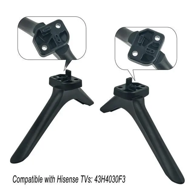 Alt view image 3 of 5 - Base Stand Legs fit for Hisense TV 43H4030F3 40A35EJ(0008) 40A35HJ 40A35HUA | Replacement TV Legs with Screws fit for Hisense TV 40A35HUV(0002) 43A35HUA 43A35HUR - TV Stand Legs with Anti-slip Pad