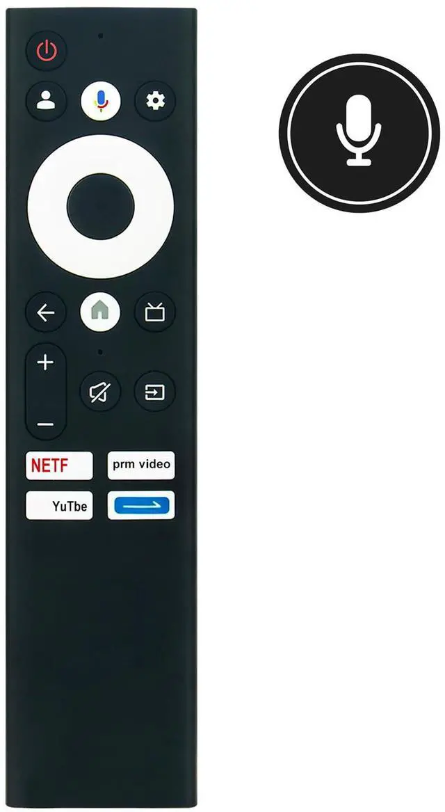 Alt view image 2 of 6 - Voice Replacement Remote Applicable for Skyworth 4K Google TV 50UE7600 | 43UE7600 55UE7600 65UE7600 75UE7600 75UD6300 65S1 75S1 50UD7300 55UD7300 65UD7300 40TD7300 32TD7300 UE7600 TD7300 UD7300
