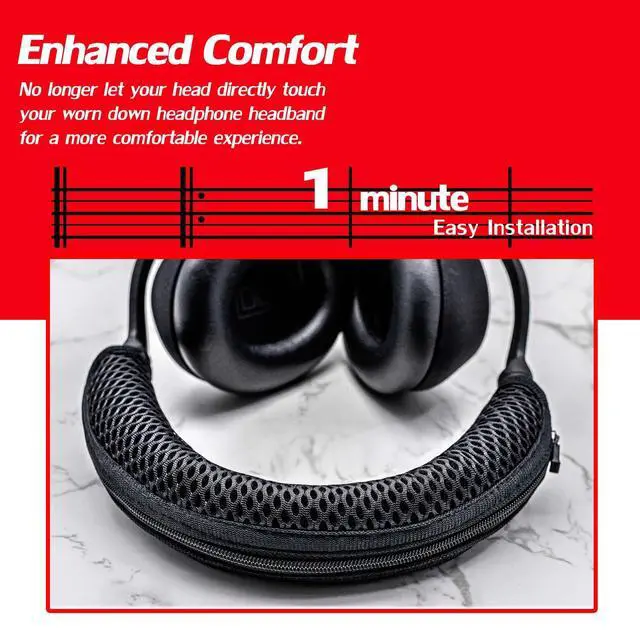 Alt view image 4 of 7 - PX7 Protective Headband Cover Compatible with PX7, PX7 S2, PX7 S2e, PX8 I Washable Breathable Mesh Fabric (Black)