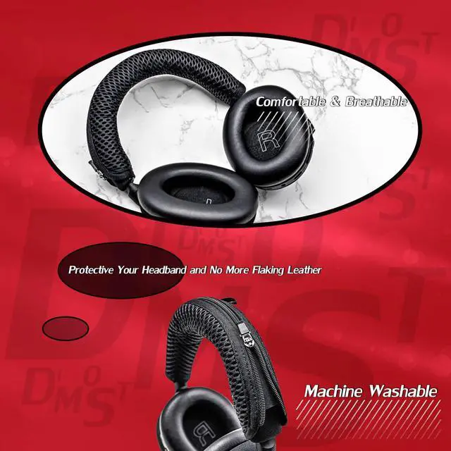 Alt view image 7 of 7 - PX7 Protective Headband Cover Compatible with PX7, PX7 S2, PX7 S2e, PX8 I Washable Breathable Mesh Fabric (Black)