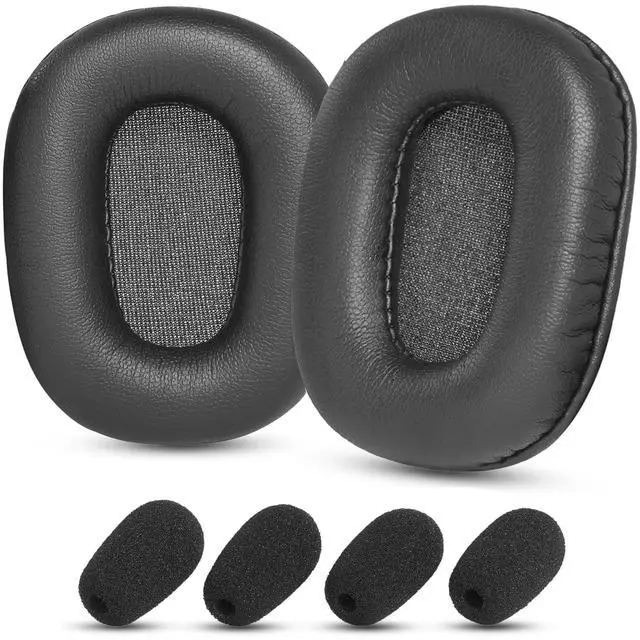 Main image of Replacement Earpads for LEVN Bluetooth Headset LE-HS012 Cushions | with Soft Memory Foam Accessories-Black