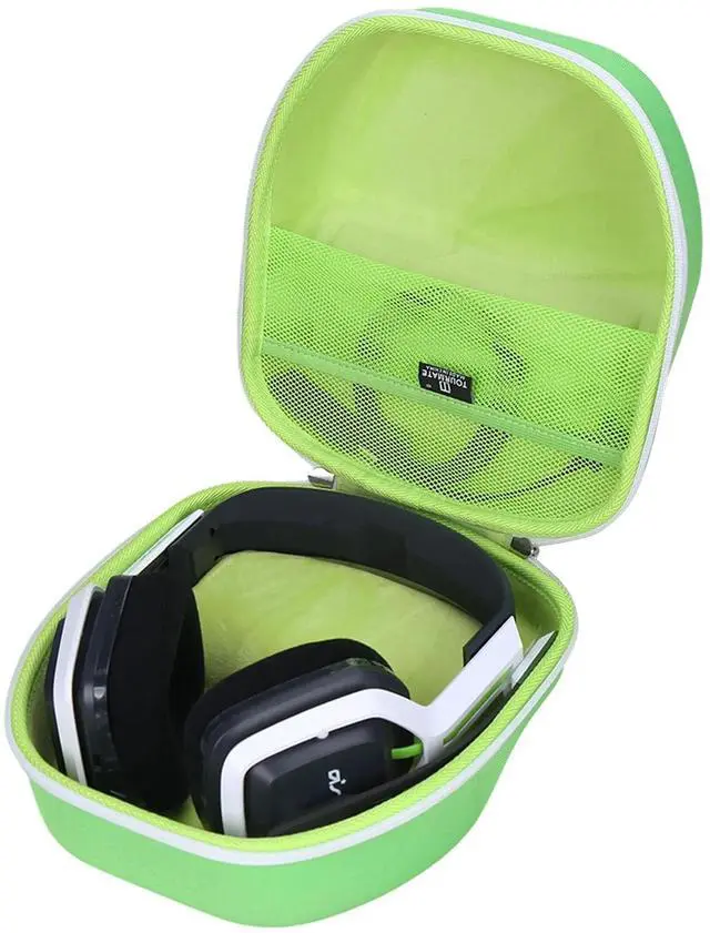 Main image of Hard Travel Case for Gaming A20 Wireless Headset Gen 2, Protective Carrying Storage BoxCASE ONLY (Green & White)