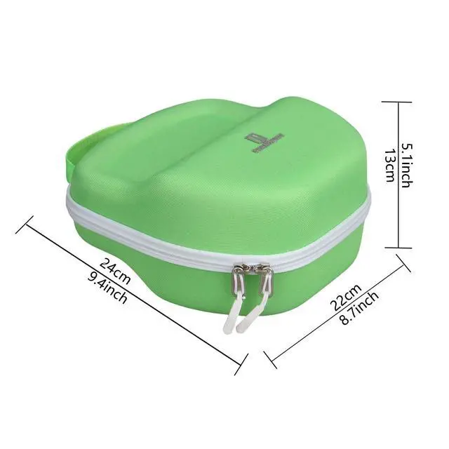 Alt view image 4 of 7 - Hard Travel Case for Gaming A20 Wireless Headset Gen 2, Protective Carrying Storage BoxCASE ONLY (Green & White)
