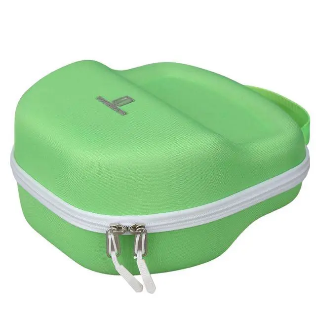 Alt view image 3 of 7 - Hard Travel Case for Gaming A20 Wireless Headset Gen 2, Protective Carrying Storage BoxCASE ONLY (Green & White)