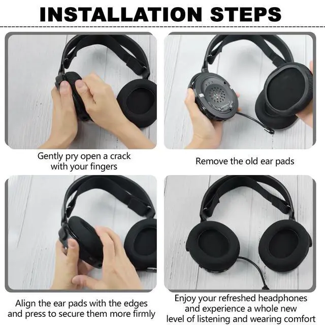 Alt view image 3 of 7 - Replacement Ear Pads for SteelSeries Arctis 1/3/5/Arctis 7/7+/7P/7P+/7X/7X+/9/9X/Pro/Prime(Do Not Fit Any Arctis Nova) Headphones, Comfortable Durable Headphone Ear Cover (mesh Green)