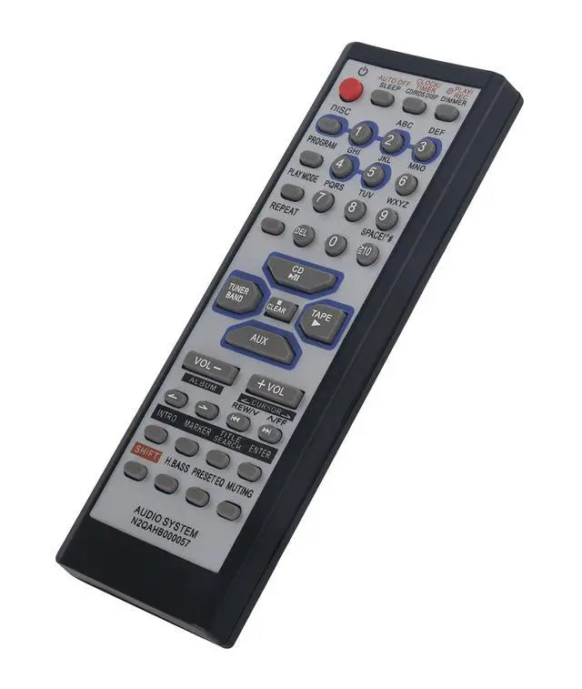 Alt view image 2 of 3 - N2QAHB000057 Replaced Remote fit for Panasonic CD Stereo System SC-AK330 | SC-AK333 SC-AK230 SA-AK230 SB-AK230 SA-AK333 SB-AK330 SA-AK330 SB-AK330