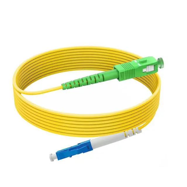 Alt view image 3 of 7 - 2Pack 3M (9.84ft) SC to LC/UPC Fiber Patch Cable, 3Meters Single Mode Simplex SM Fiber Patch Cords- 9/125m SC-LC/UPC Fiber Optic Cable (3M (2Pack))