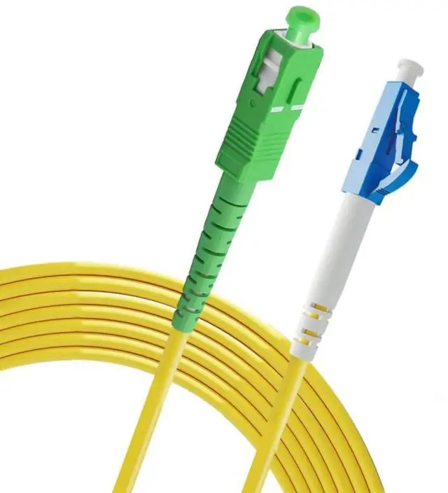 Alt view image 7 of 7 - 2Pack 3M (9.84ft) SC to LC/UPC Fiber Patch Cable, 3Meters Single Mode Simplex SM Fiber Patch Cords- 9/125m SC-LC/UPC Fiber Optic Cable (3M (2Pack))