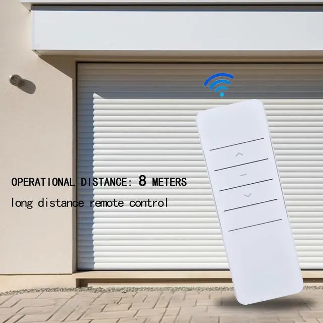 Alt view image 6 of 7 - Remote Control for Dooya DC2700 DT52E/KT82TN/DT360 Curtain Motor | Easy pairing,Responsive control,for 433MHz Single Channel Transmitter