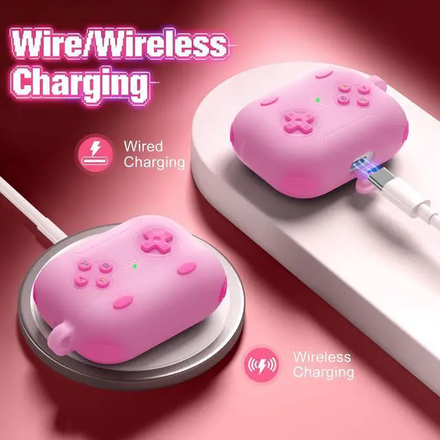 Alt view image 4 of 6 - for Airpods Pro 3 Case Cute Game Console Design with Detachable Lanyard | Full Body Soft Silicone Compatible with Apple AirPod Pro 3rd Generation Cover with Cleaner Kit,Shockproof,Anti-Scratch