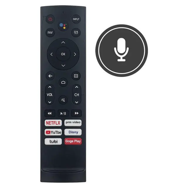 Alt view image 2 of 5 - ERF3B90H 288959 Voice Remote Control Replace for Hisense Android | 4K LCD HDTV 55U6FUA 65U7G 75U72FUA 75U91FUA 75U72FUA 55U78G 65U78G 75U78G 55U88G 65U88G 288959