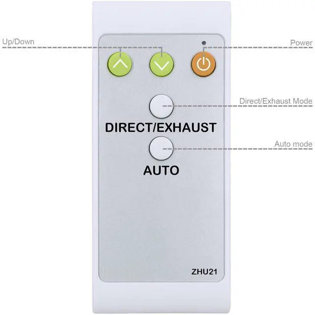 Alt view image 3 of 7 - Replacement Remote Control for Vornado TRANSOM Window Fan